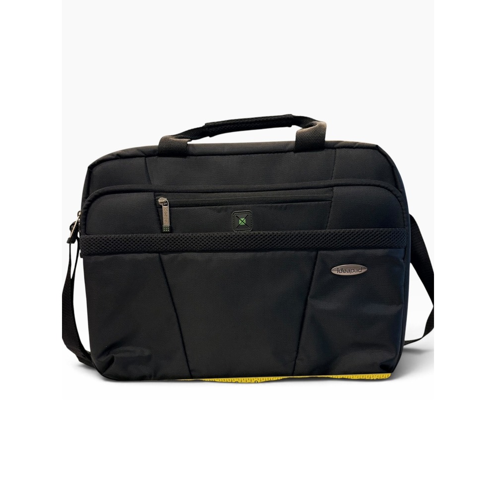 Lenovo IdeaPad Laptop Messenger Bag Black Nylon Briefcase Shoulder Strap 16in